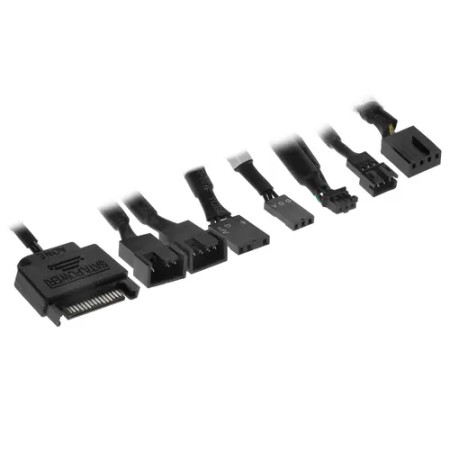 Комплект вентиляторов для корпуса Thermaltake Pure 14 ARGB Sync (CL-F080-PL14SW-A) 3 шт черный