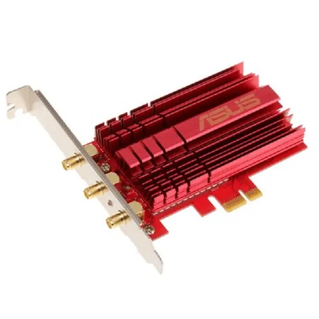 Wi-Fi адаптер ASUS PCE-AC68 красный