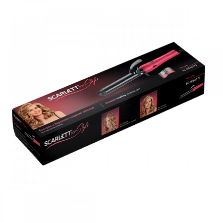Щипцы для волос Scarlett SC-HS60T75 розовый