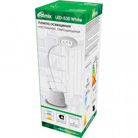 Настольная лампа Ritmix LED-530 белый