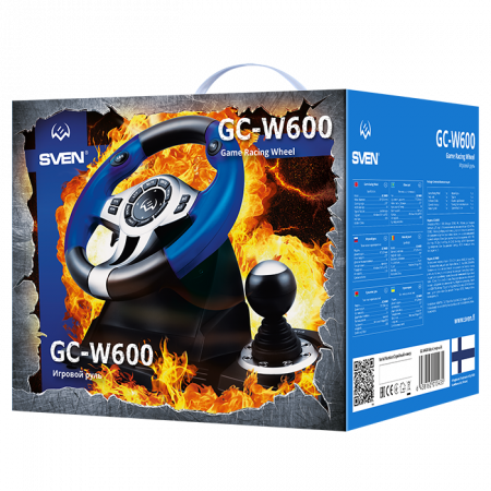 Игровой руль SVEN GC-W600 (SV-015435) черный