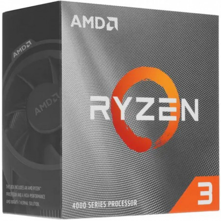 Процессор AMD Ryzen 3 4100 BOX с кулером (100-100000510BOX) серый