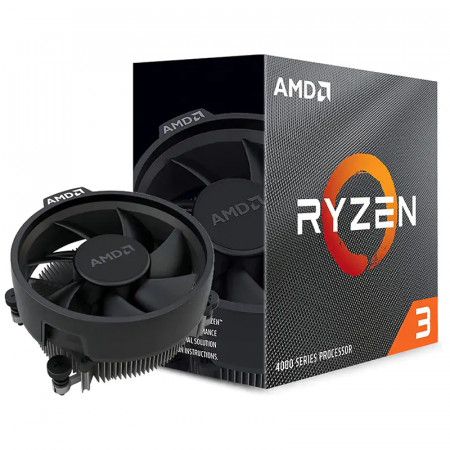 Процессор AMD Ryzen 3 4100 BOX с кулером (100-100000510BOX) серый