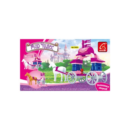 Конструктор Ausini МИР ЧУДЕС 24201 розовый