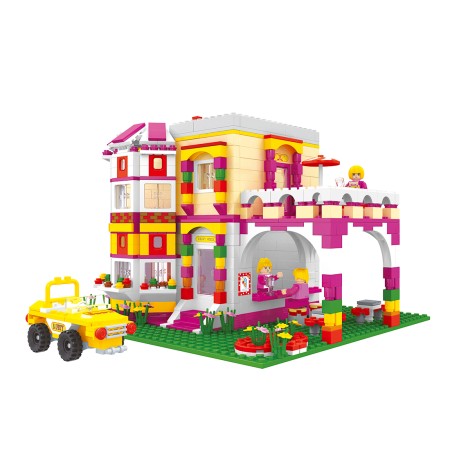 Конструктор Ausini МИР ЧУДЕС 24903 розовый