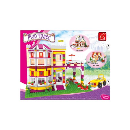 Конструктор Ausini МИР ЧУДЕС 24903 розовый