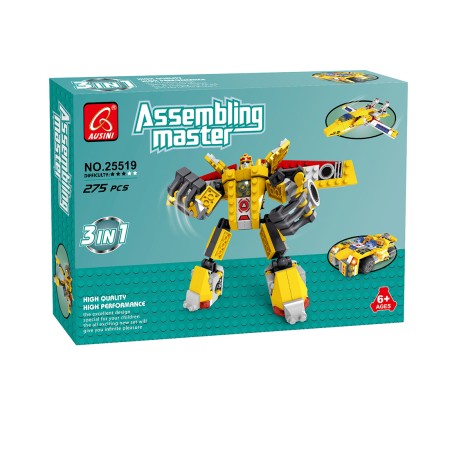 Конструктор Ausini КАПИТАН 25519 желтый