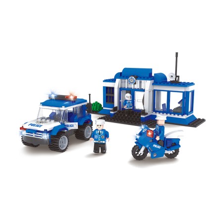 Конструктор Ausini ПОЛИЦИЯ 23509 синий