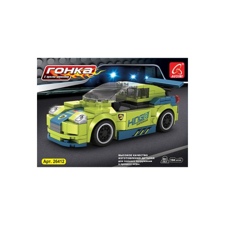Конструктор Ausini ГОНКА 26412 зеленый
