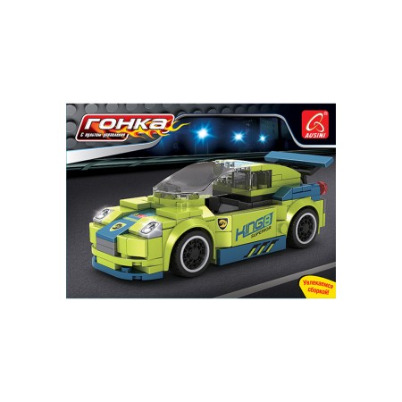 Конструктор Ausini ГОНКА 26412 зеленый