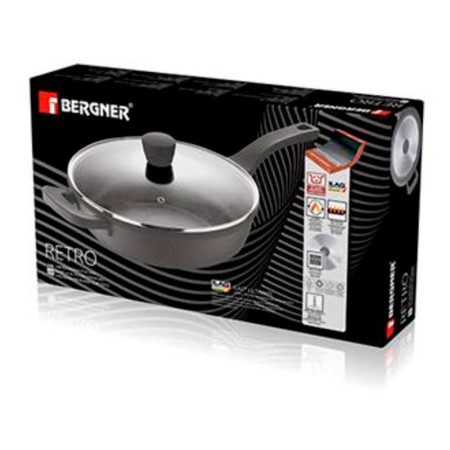 Сковорода Bergner Retro BG (BG-30736-NP) черный 28 см