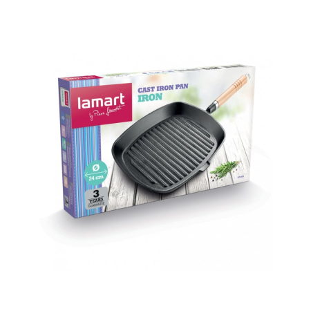 Сковорода Lamart LT1063 черный 24 см