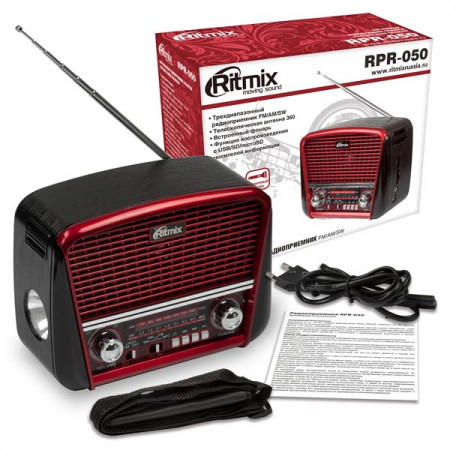 Радиоприемник RITMIX RPR-050 красный