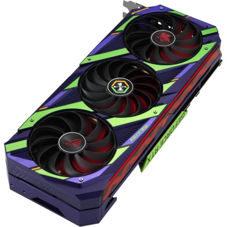 Видеокарта ASUS ROG Strix GeForce RTX 3080 OC EVA Edition (ROG-STRIX-RTX3080-O12G-EVA) 12 Гб черный