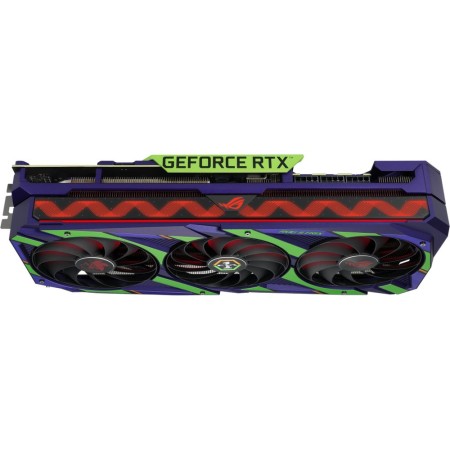 Видеокарта ASUS ROG Strix GeForce RTX 3080 OC EVA Edition (ROG-STRIX-RTX3080-O12G-EVA) 12 Гб черный