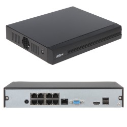 8-канальный IP-видеорегистратор Dahua DHI-NVR1108HS-8P-S3/H черный