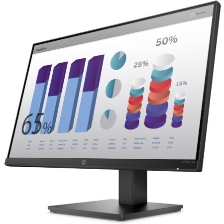 23.8" Монитор HP P24q G4 (8MB10AA) черный