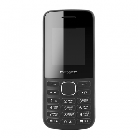 Мобильный телефон Texet TM-117 черный