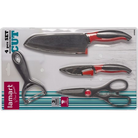 Набор ножей Lamart LT2098 черный