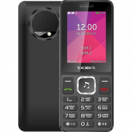Мобильный телефон Texet TM-301 черный