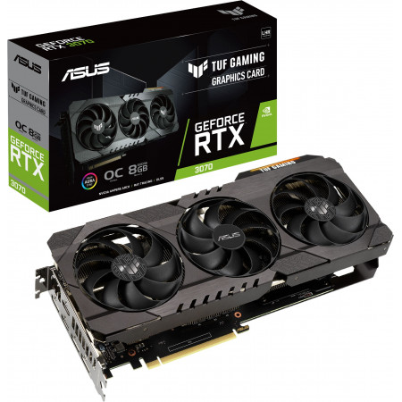 Видеокарта ASUS TUF Gaming GeForce RTX 3070 V2 OC Edition (TUF-RTX3070-O8G-V2-GAMING) черный