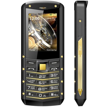 Мобильный телефон Texet TM-520R черный-желтый