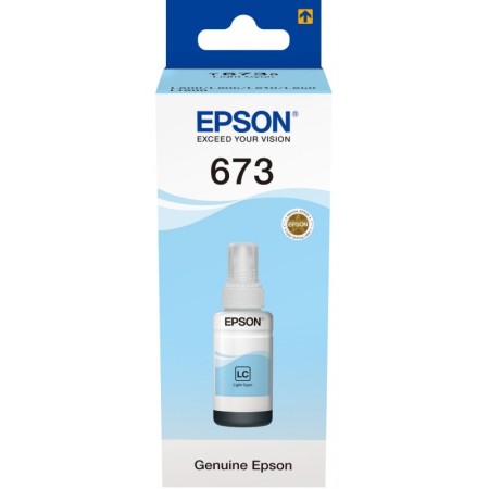Чернила Epson T6735 (C13T67354A) светло-голубой