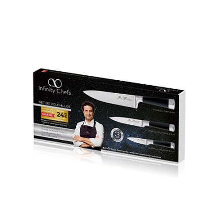 Набор ножей Bergner Foodies SP-8027 черный