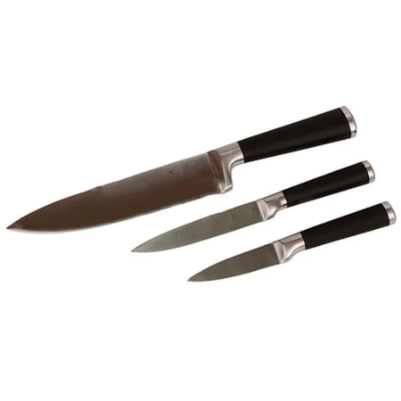 Набор ножей Bergner Foodies SP-8027 черный