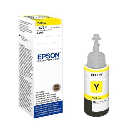 Чернила Epson T6734 (C13T67344A) жёлтый