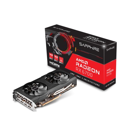 Видеокарта Sapphire RADEON RX 6700 GAMING OC 10G (11321-03-20G) 10 Гб черный