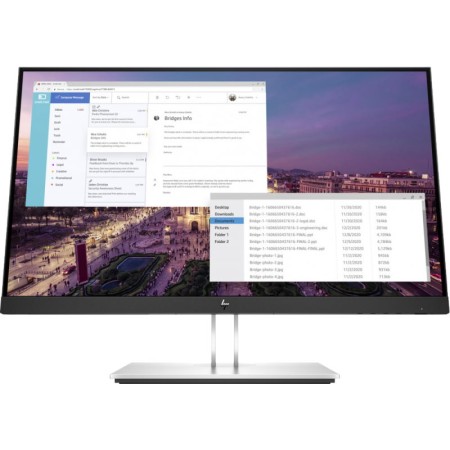 23" Монитор HP E23 G4 (9VF96AA) черный
