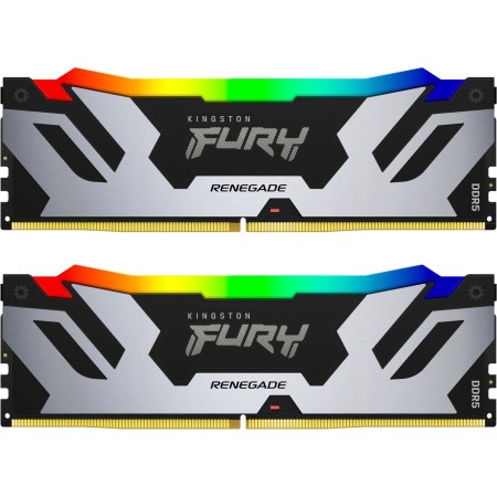Оперативная память Kingston FURY Renegade Silver RGB (KF560C32RSAK2-32) 32 ГБ серый