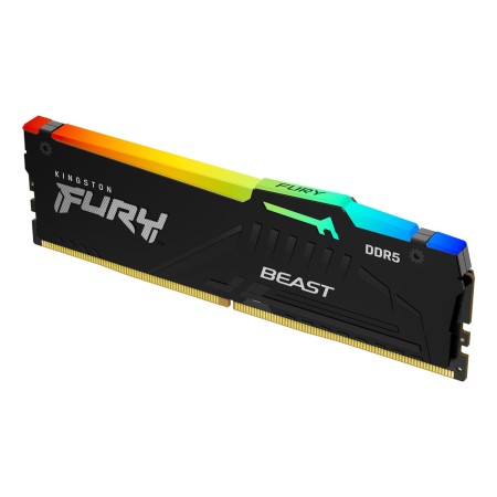 Оперативная память Kingston FURY Beast Black RGB (KF556C40BBA-8) 8 ГБ черный