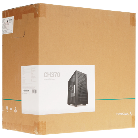 Корпус DeepCool CH370 (R-CH370-BKNAM1-G-1) черный