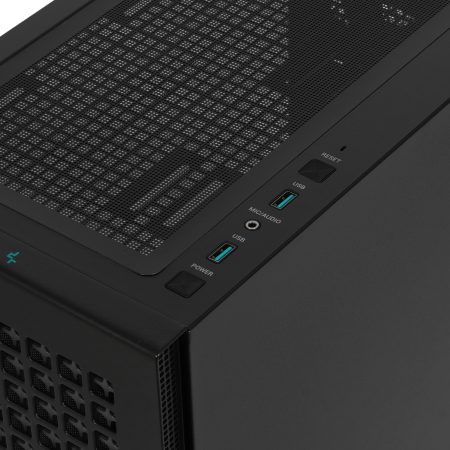 Корпус DeepCool CH370 (R-CH370-BKNAM1-G-1) черный