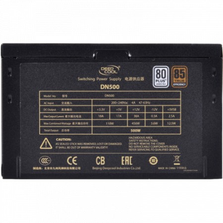 Блок питания Deepcool DN500 (DP-BZ-DN500) черный