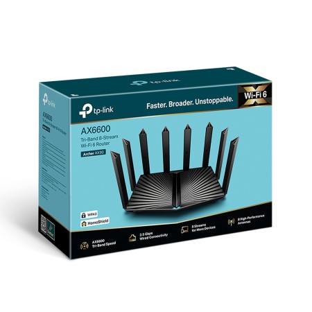 Wi-Fi роутер TP-Link Archer AX90 черный