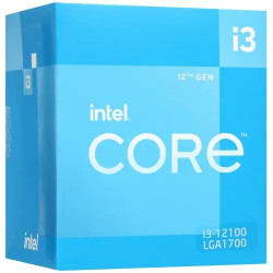 Процессор Intel Core i3-12100 BOX с кулером (BX8071512100) серый