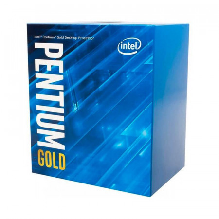 Процессор Intel Pentium Gold G6400 BOX с кулером (BX80701G6400) серый