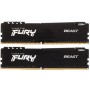 Оперативная память Kingston FURY Beast Black (KF436C17BBK2/16) 16 ГБ черный