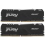 Оперативная память Kingston FURY Beast Black RGB (KF437C19BBAK2/16) 16 ГБ черный