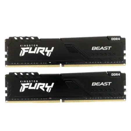 Оперативная память Kingston FURY Beast Black (KF437C19BBK2/16) 16 ГБ черный