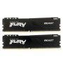 Оперативная память Kingston FURY Beast Black (KF437C19BBK2/16) 16 ГБ черный