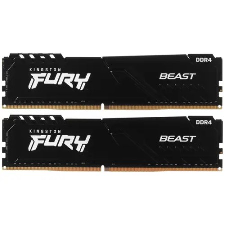 Оперативная память Kingston FURY Beast Black (KF436C18BBK2/32) 32 ГБ черный