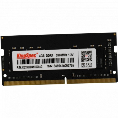 Оперативная память KingSpec KS2666D4N12004G 4 ГБ черный
