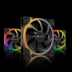 Комплект вентиляторов для корпуса be quiet! Light Wings PWM ARGB 3x140 мм (BL078) черный