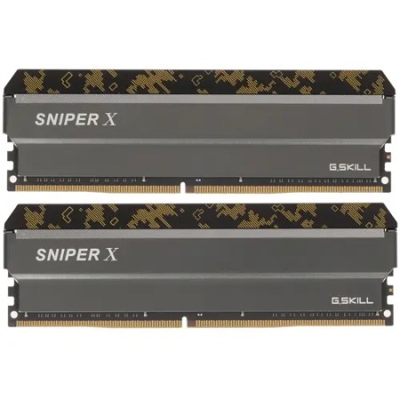 Оперативная память G.Skill SNIPER X (F4-3200C16D-32GSXKB) 32 ГБ серый