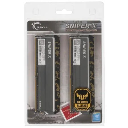 Оперативная память G.Skill SNIPER X (F4-3200C16D-32GSXKB) 32 ГБ серый