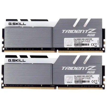Оперативная память G.Skill TRIDENT Z RGB (F4-3200C16D-32GTZR) 32 ГБ черный